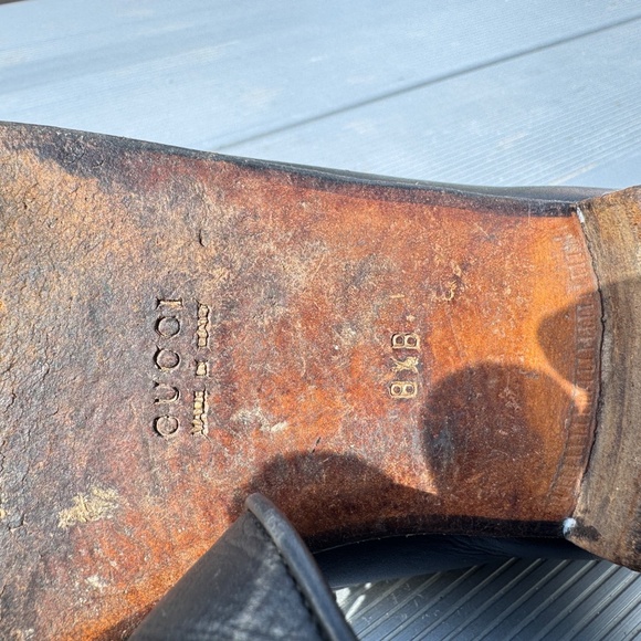 AUTHENTIC Gucci Calfskin Horsebit Loafers 8.5 - Picture 9 of 11